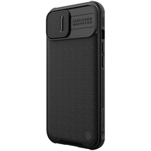 Заредете изображение във визуализатора на галерията – Nillkin Texture Pro Magnetic Case Case for iPhone 13 Camera Protector Housing Sleeve Cover Black (MagSafe Compatible) - TopMag

