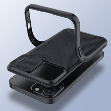 Заредете изображение във визуализатора на галерията – Nillkin Texture Pro Magnetic Case Case for iPhone 13 Pro Camera Protector Housing Sleeve Cover Black (MagSafe Compatible) - TopMag

