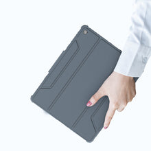 Заредете изображение във визуализатора на галерията – Nillkin Bumper Leather Case Pro Armored Smart Cover with Camera Case and Stand for iPad Pro 12.9 '' 2021/2020 Black - TopMag
