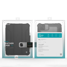 Заредете изображение във визуализатора на галерията – Nillkin Bumper Leather Case Pro armored Smart Cover with camera cover and iPad mini 2021 stand black - TopMag
