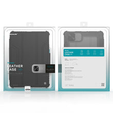Заредете изображение във визуализатора на галерията – Nillkin Bumper Leather Case Pro Armored Smart Cover with Camera Cover and Stand Xiaomi Mi Pad 5 Pro / Mi Pad 5 Black - TopMag
