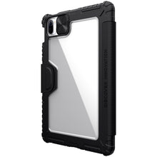 Заредете изображение във визуализатора на галерията – Nillkin Bumper Leather Case Pro Armored Smart Cover with Camera Cover and Stand Xiaomi Mi Pad 5 Pro / Mi Pad 5 Black - TopMag
