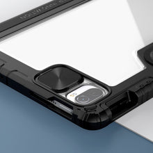 Заредете изображение във визуализатора на галерията – Nillkin Bumper Leather Case Pro Armored Smart Cover with Camera Cover and Stand Xiaomi Mi Pad 5 Pro / Mi Pad 5 Black - TopMag
