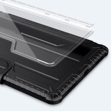 Заредете изображение във визуализатора на галерията – Nillkin Bumper Leather Case Pro Armored Smart Cover with Camera Cover and Stand Xiaomi Mi Pad 5 Pro / Mi Pad 5 Black - TopMag
