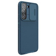 Заредете изображение във визуализатора на галерията – Nillkin CamShield Pro Case Armored Pouch Cover Camera Protector Camera Samsung Galaxy S22 + (S22 Plus) Blue - TopMag
