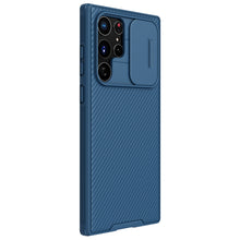 Заредете изображение във визуализатора на галерията – Nillkin CamShield Pro Case Armored Pouch Cover Camera Cover for Samsung Galaxy S22 Ultra Blue - TopMag
