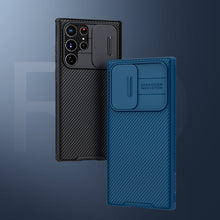 Заредете изображение във визуализатора на галерията – Nillkin CamShield Pro Case Armored Pouch Cover Camera Cover for Samsung Galaxy S22 Ultra Blue - TopMag
