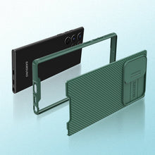 Заредете изображение във визуализатора на галерията – Nillkin CamShield Pro Case Armored Pouch Cover Camera Cover for Samsung Galaxy S22 Ultra Blue - TopMag
