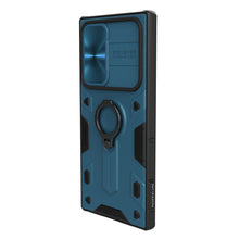 Заредете изображение във визуализатора на галерията – Nillkin CamShield Armor Case Case for Samsung Galaxy S22 Ultra Armor Cover Housing Stand Ring Holder Blue - TopMag
