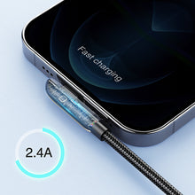 Заредете изображение във визуализатора на галерията – Joyroom USB Cable - Lightning Charging / Data Transfer 2.4A 1.2m Silver (S-1230K3) - TopMag
