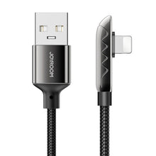 Заредете изображение във визуализатора на галерията – Joyroom USB Cable - Lightning Charging / Data 2.4A 1.2m Black (S-1230K3) - TopMag
