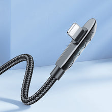 Заредете изображение във визуализатора на галерията – Joyroom USB Cable - Lightning Charging / Data 2.4A 1.2m Black (S-1230K3) - TopMag
