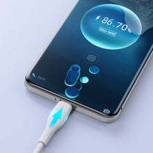 Заредете изображение във визуализатора на галерията – Joyroom USB cable - USB Type C for fast charging / data transmission 6A 1m white (S-1060M12) - TopMag
