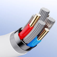 Заредете изображение във визуализатора на галерията – Joyroom USB cable - USB Type C for fast charging / data transmission 6A 1m white (S-1060M12) - TopMag
