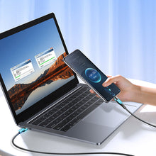 Заредете изображение във визуализатора на галерията – Joyroom USB cable - USB Type C for fast charging / data transmission 6A 1m black (S-1060M12) - TopMag
