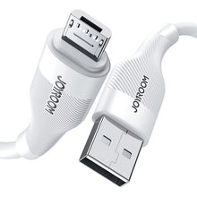Заредете изображение във визуализатора на галерията – Joyroom USB cable - micro USB charging / data transmission 3A 1m white (S-1030M12) - TopMag
