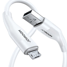 Заредете изображение във визуализатора на галерията – Joyroom USB cable - micro USB charging / data transmission 3A 1m white (S-1030M12) - TopMag
