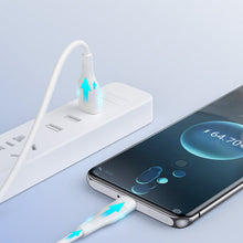 Заредете изображение във визуализатора на галерията – Joyroom USB cable - micro USB charging / data transmission 3A 1m white (S-1030M12) - TopMag
