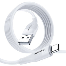 Заредете изображение във визуализатора на галерията – Joyroom USB cable - USB Type C for charging / data transmission 3A 1m white (S-1030M12) - TopMag
