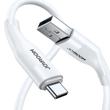 Заредете изображение във визуализатора на галерията – Joyroom USB cable - USB Type C for charging / data transmission 3A 1m white (S-1030M12) - TopMag
