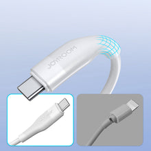 Заредете изображение във визуализатора на галерията – Joyroom USB cable - USB Type C for charging / data transmission 3A 1m white (S-1030M12) - TopMag
