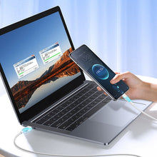 Заредете изображение във визуализатора на галерията – Joyroom USB cable - USB Type C for charging / data transmission 3A 1m white (S-1030M12) - TopMag

