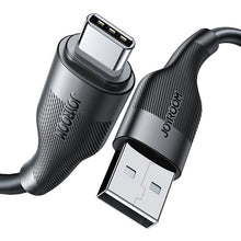 Заредете изображение във визуализатора на галерията – Joyroom USB cable - USB Type C for charging / data transmission 3A 1m black (S-1030M12) - TopMag
