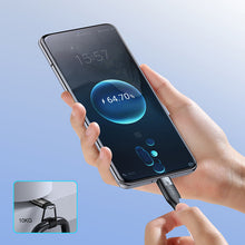 Заредете изображение във визуализатора на галерията – Joyroom USB cable - USB Type C for charging / data transmission 3A 1m black (S-1030M12) - TopMag
