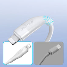 Заредете изображение във визуализатора на галерията – Joyroom USB cable - Lightning charging / data transmission 3A 1m white (S-1030M12) - TopMag

