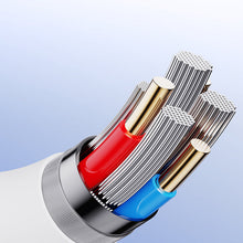 Заредете изображение във визуализатора на галерията – Joyroom USB cable - Lightning charging / data transmission 3A 1m white (S-1030M12) - TopMag
