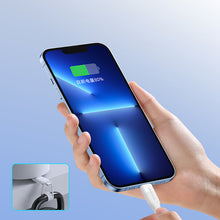 Заредете изображение във визуализатора на галерията – Joyroom USB cable - Lightning charging / data transmission 3A 1m white (S-1030M12) - TopMag
