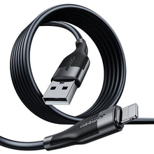 Заредете изображение във визуализатора на галерията – Joyroom USB cable - Lightning charging / data transmission 3A 1m black (S-1030M12) - TopMag
