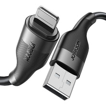 Заредете изображение във визуализатора на галерията – Joyroom USB cable - Lightning charging / data transmission 3A 1m black (S-1030M12) - TopMag
