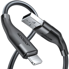 Заредете изображение във визуализатора на галерията – Joyroom USB cable - Lightning charging / data transmission 3A 1m black (S-1030M12) - TopMag
