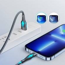 Заредете изображение във визуализатора на галерията – Joyroom USB cable - Lightning charging / data transmission 3A 1m black (S-1030M12) - TopMag
