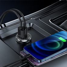 Заредете изображение във визуализатора на галерията – Joyroom car charger 2 x USB 15W 3.1A gray (C-A48) - TopMag
