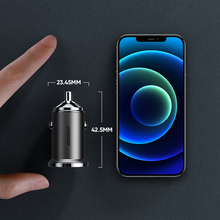 Заредете изображение във визуализатора на галерията – Joyroom car charger 2 x USB 15W 3.1A gray (C-A48) - TopMag
