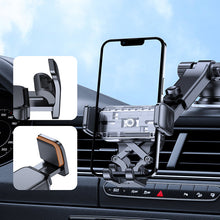 Заредете изображение във визуализатора на галерията – Joyroom mechanical car cockpit holder black (JR-ZS283) - TopMag
