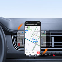 Заредете изображение във визуализатора на галерията – Joyroom mechanical car holder for air vent black (JR-ZS283) - TopMag
