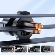 Заредете изображение във визуализатора на галерията – Joyroom mechanical car holder for air vent black (JR-ZS283) - TopMag
