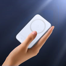Заредете изображение във визуализатора на галерията – Joyroom Power Bank 10000mAh 20W Power Delivery Quick Charge 15W Magnetic Wireless Charger Qi for iPhone MagSafe Compatible Blue (JR-W020 blue) - TopMag
