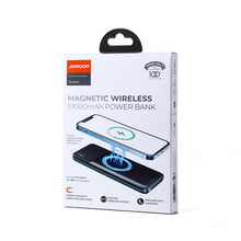 Заредете изображение във визуализатора на галерията – Joyroom Power Bank 10000mAh 20W Power Delivery Quick Charge 15W Magnetic Wireless Charger Qi for iPhone MagSafe Compatible Black (JR-W040 black) - TopMag
