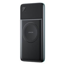 Заредете изображение във визуализатора на галерията – Joyroom Power Bank 10000mAh 20W Power Delivery Quick Charge 15W Magnetic Wireless Charger Qi for iPhone MagSafe Compatible Black (JR-W040 black) - TopMag
