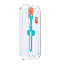 Заредете изображение във визуализатора на галерията – Joyroom tempered glass with mounting kit for iPhone 12 and 12 Pro 6.1 "transparent (JR-PF934) - TopMag
