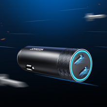 Заредете изображение във визуализатора на галерията – Joyroom car charger 2 x USB 50W with PD, QC, PPS gray (JR-CL13) - TopMag
