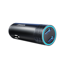 Заредете изображение във визуализатора на галерията – Joyroom car charger 2 x USB 50W with PD, QC, PPS gray (JR-CL13) - TopMag
