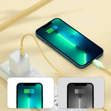 Заредете изображение във визуализатора на галерията – Joyroom durable USB Type C cable - Lightning fast charging / data transmission 20W 1m yellow (S-1024M13) - TopMag
