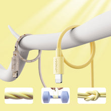 Заредете изображение във визуализатора на галерията – Joyroom durable USB Type C cable - Lightning fast charging / data transmission 20W 1m yellow (S-1024M13) - TopMag
