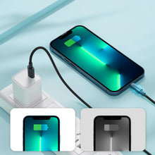 Заредете изображение във визуализатора на галерията – Joyroom Durable USB Type C - Lightning Fast Charging / Data Cable 20W 2m Violet (S-2024M13) - TopMag
