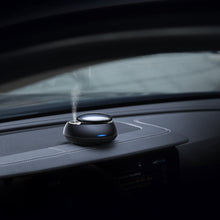 Заредете изображение във визуализатора на галерията – Baseus car air freshener with atomizer black + 2 refills (Freesia + Basil with Mandarin) + USB Type C charging cable 1m (CNZX000401) - TopMag
